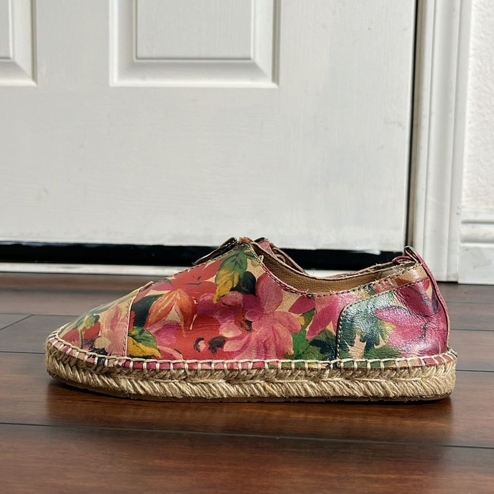 Patricia Nash Eva Espadrille Slip On Flats Women size 6 Floral Cottagecore Boho - Picture 3 of 9